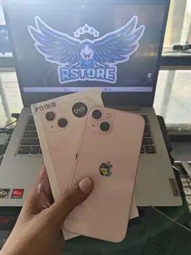 IPHONE 13 128GB Pink iBox | Mulus + Garansi Resmi