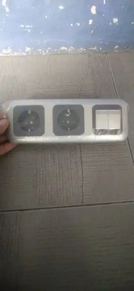 Gang 3 stopkontak,saklar panasonic