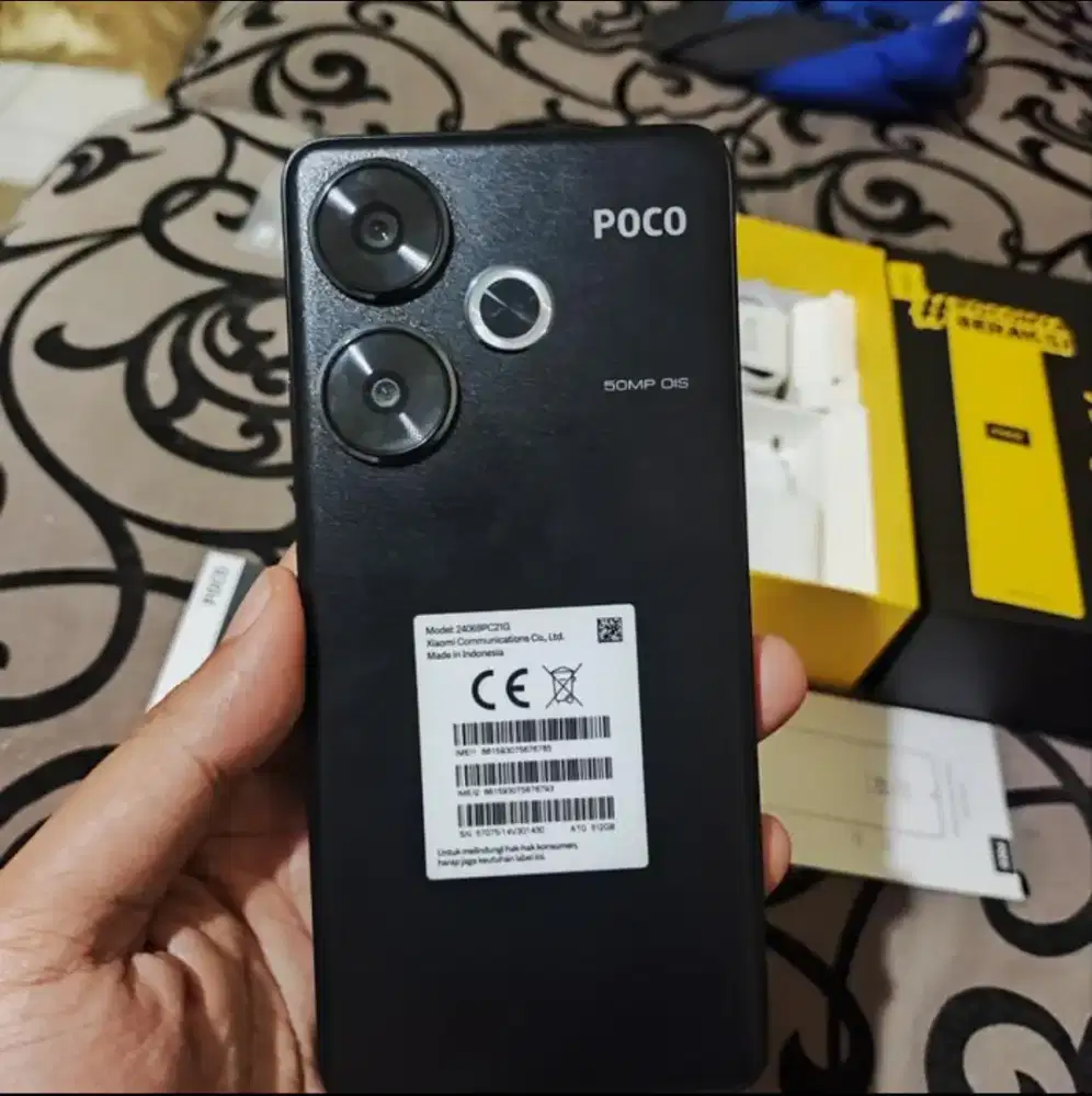XioaMi PoCo F6 5G BLack 12+6/512 Gb Perfect dan Garansi Resmi 9 Bulan
