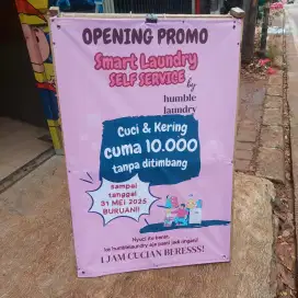 Dibuka Laundry Self Servis