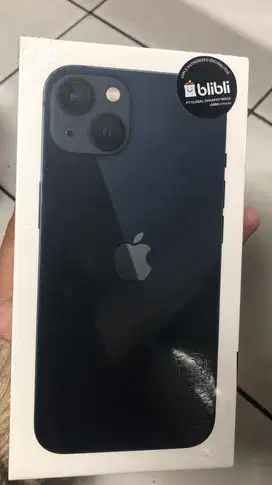 IPHONE 13 128 GB BLACK NEW SEGEL GARANSI RESMI INDONESIA