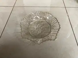 Vintage Federal Glass Pioneer Fruit Serving Bowl Clear Pressed