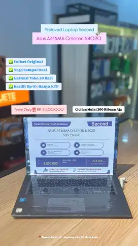 Promo laptop baru/second harga 2jutaan