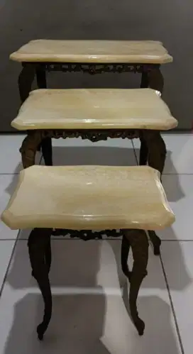 Jual meja hias marmer 3 susun