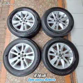 Velg Standard innova Reborn ring 16 lebar 6 pcd. 5x114,3 Ban DUNLOP