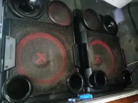 Jual speaker LG 15 in sepaket dengan emplye 1