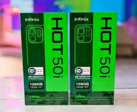 JUAL HP INFINIX HOT 50i KONDISI BARU RAM 12/128GB