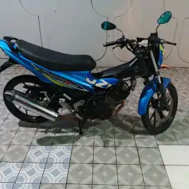 Satria f 150 biru orian