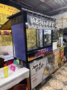 Gerobak Steak bisa Buat Sate atau Angkringan
