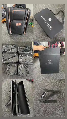 Cathiestuff beauty case pro nyla dan glamlight set mua