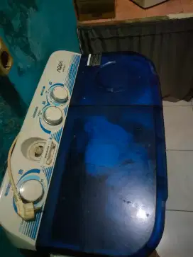 Mesin cuci aqua shap 2 tabung