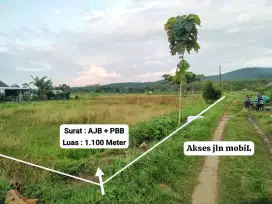 JUAL TANAH MURAH LOKASI STRATEGIS AKSES MOBIL
