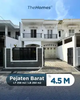 Dijual rumah modern siap huni lokasi pejaten barat jakarta selatan