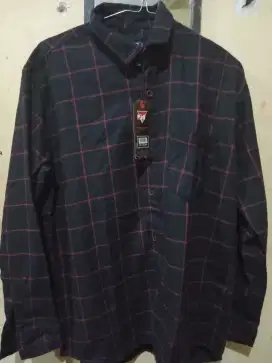 Jual kemeja flanel pria distro merek pape