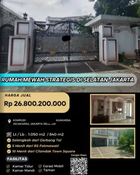 Dijual Rumah Kompleks Lebak Bulus