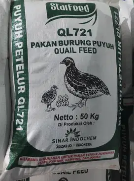 Pakan Starfeed QL 721 Untuk Puyuh Petelur