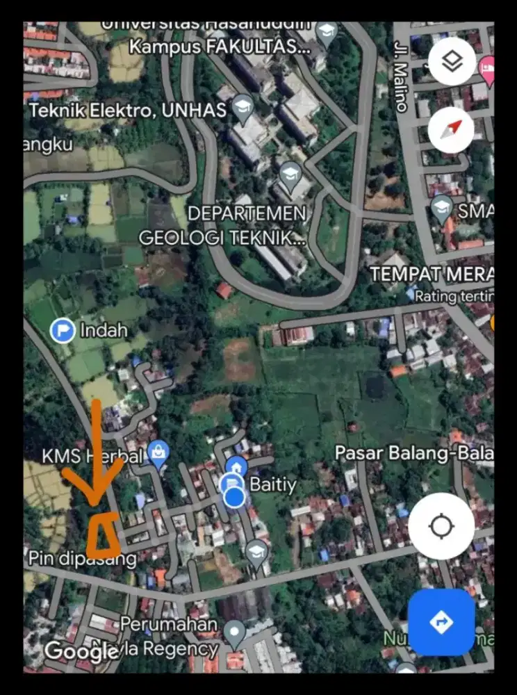 Dijual tanah SHM poros Malino
