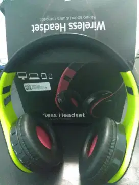 Headset bluetooth wireless modern laris