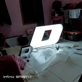 Neon box frayer huruf timbul murah diskon besar.
