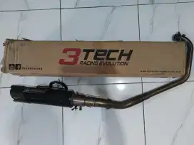 Knalpot 3 Tech Racing Evolution Tridente 7 suara Untuk Gsx r 150