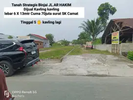 Tanah dijual Jl.ar hakim kota Binjai