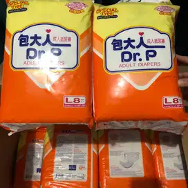 Dr.P Special Type Adult Diapers L8 Popok Dewasa.