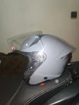 Helm Half Face KYT TTR Jet Grey Glossy
