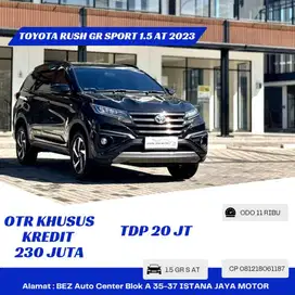 LOW KM Toyota Rush GR Sport 1.5 AT 2023 Hitam