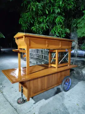 Gerobak Angkringan Bakso Mie Ayam PeceL Bubur Sate Martabak Ronde dlL