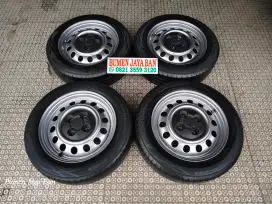 Velg kaleng R14 4x100 ori Corolla Great untuk karimun agya sigra