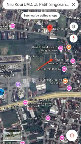 Tanah Kost  UAD 4 kampus terpadu