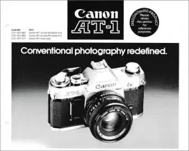 Canon AT-1 bekas