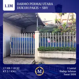Rumah Darmo Permai Utara dkt HR Muhammad Pakuwon Mall Sukomanunggal