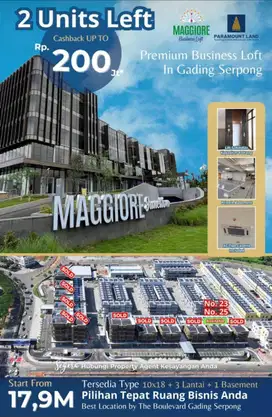 LAST CHAPTER ruko maggiore signature east depan sentosa seafood! 3,1m