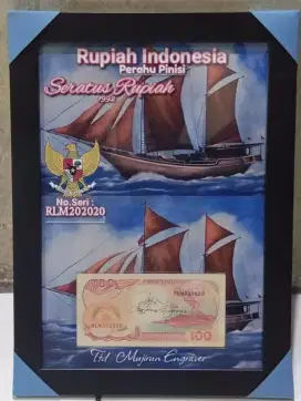 Uang Lama + TTD Pelukis Uang Indonesia