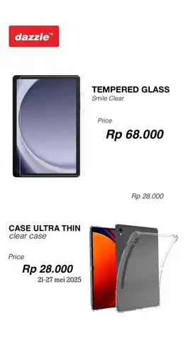 Tg & case tablet clear