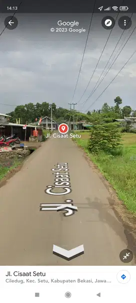 Dijual tanah jln raya setu cisaat ciledug bekasi kabupaten