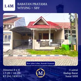 Rumah Babatan Pratama Wiyung dkt UNESA PTC Pakuwon Mall Babatan Mukti