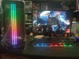 PC Fullset core i7 7700 + VGA GTX 1050 TI + Layar 24 Wide