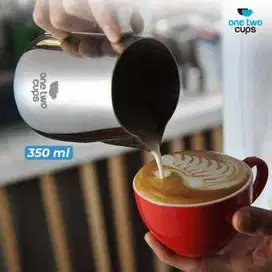 Milk Jug Latte Art Gelas Susu Kopi Espresso Frother Foam 350ml