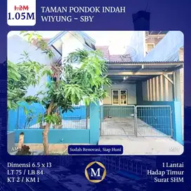 Rumah Taman Pondok Indah Wiyung dkt Tol Gunungsari UNESA Pakuwon Mall
