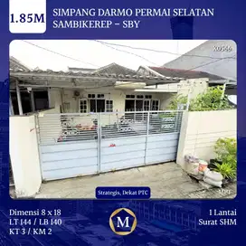 Rumah Simpang Darmo Permai Selatan dkt Mayjend Sungkono Pakuwon Mall
