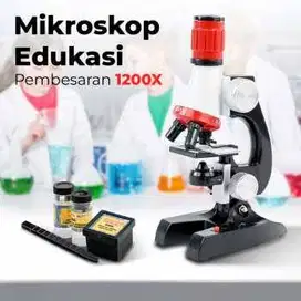 Mikroskop Edukasi Pembesaran 1200 Kali Magnification