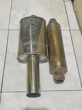 Knalpot Omega kering Dan Resonator Kering