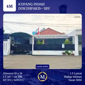 Rumah Kupang Indah Dukuh Pakis dkt Tol Mayjend Sungkono HR Muhammad