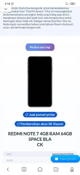 Redmi note 7 4/64