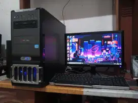 Pc fullset (intel core i5 + ram 8gb + vga amd + monitor 19inch)