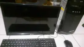 1 set cpu core i5 gen3 + LED 19 in tinggal pakai aja (BACA DESKRIPSI)