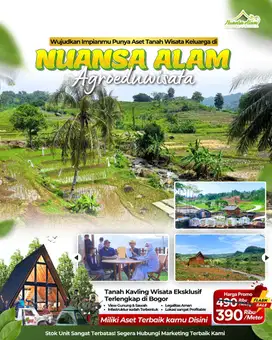 JUAL TANAH KAVLING STRATEGIS MURAH LEGALITAS KOMPLIT DI BOGOR TIMUR