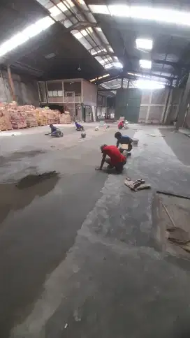 Tukang bangunan, pengecoran